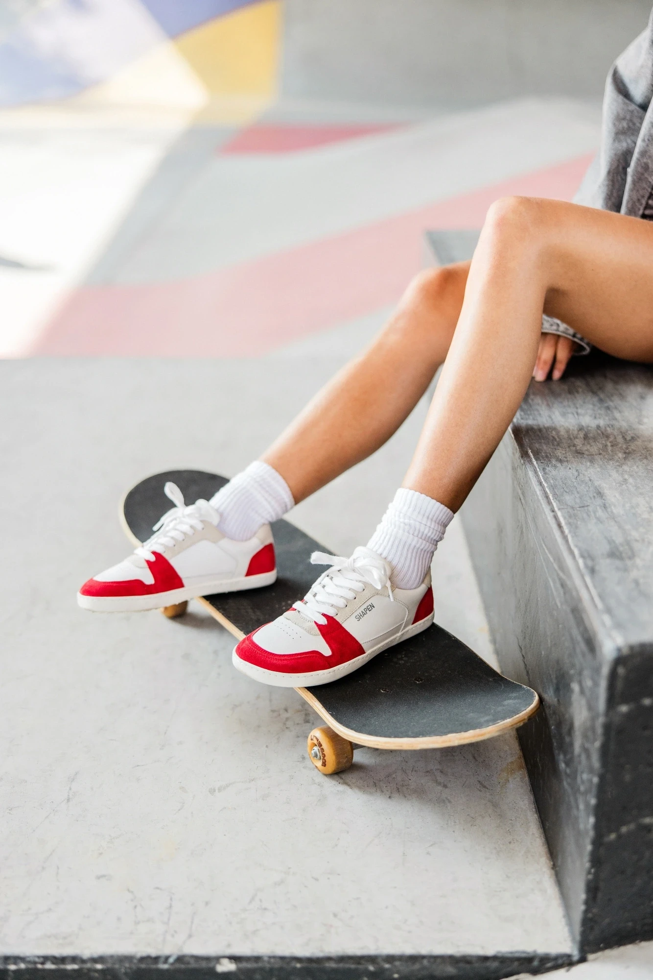 Босоногие кроссовки Shapen RE:WIND — красный чили, фото 8