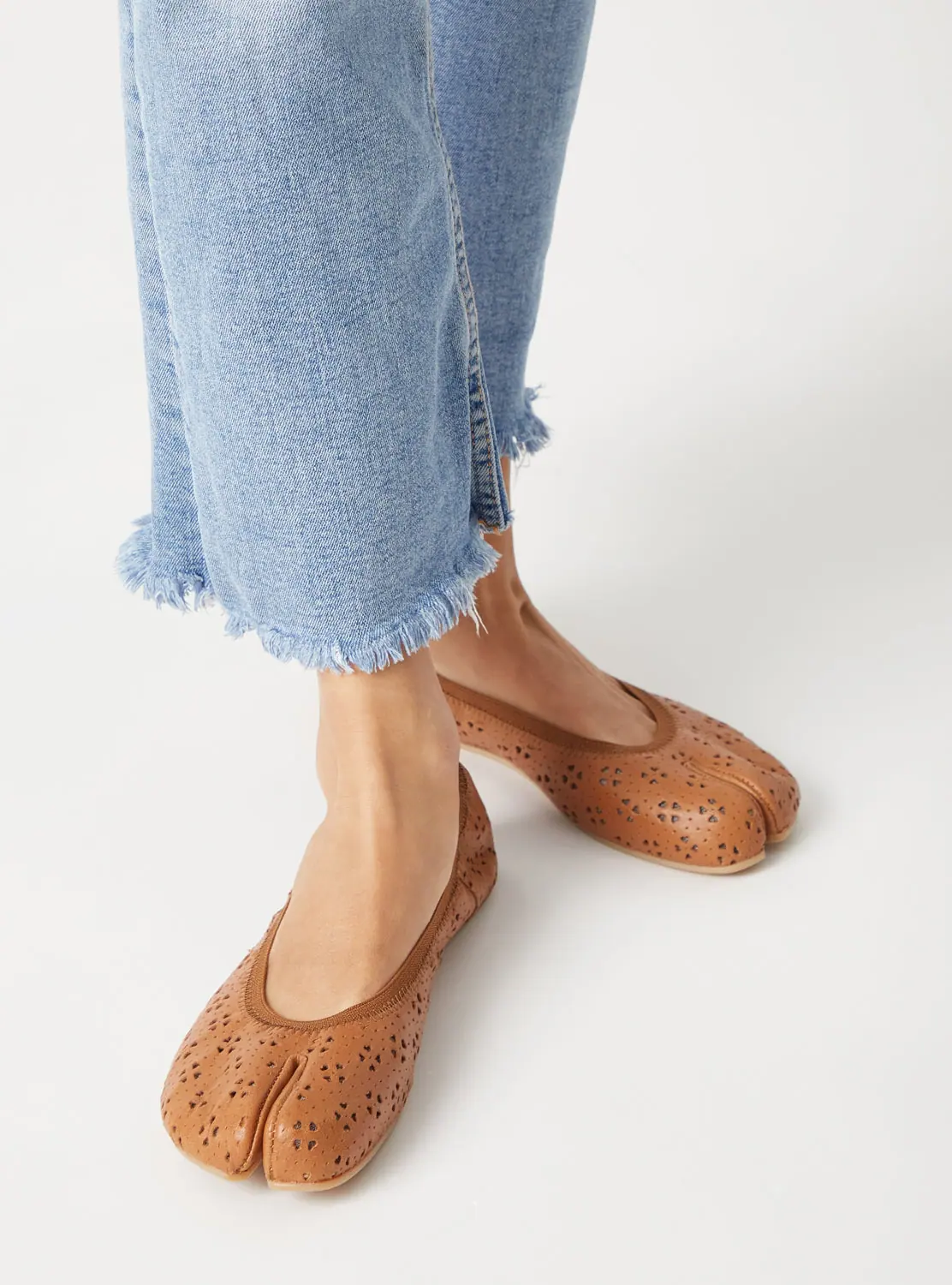 Босоногие балетки таби Libertas Barefoot Tabi — коричневый, фото 3