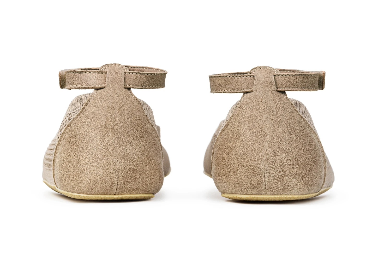 Балетки Ahinsa Softy Ballet с ремешком Barefoot — бежевый, фото 4