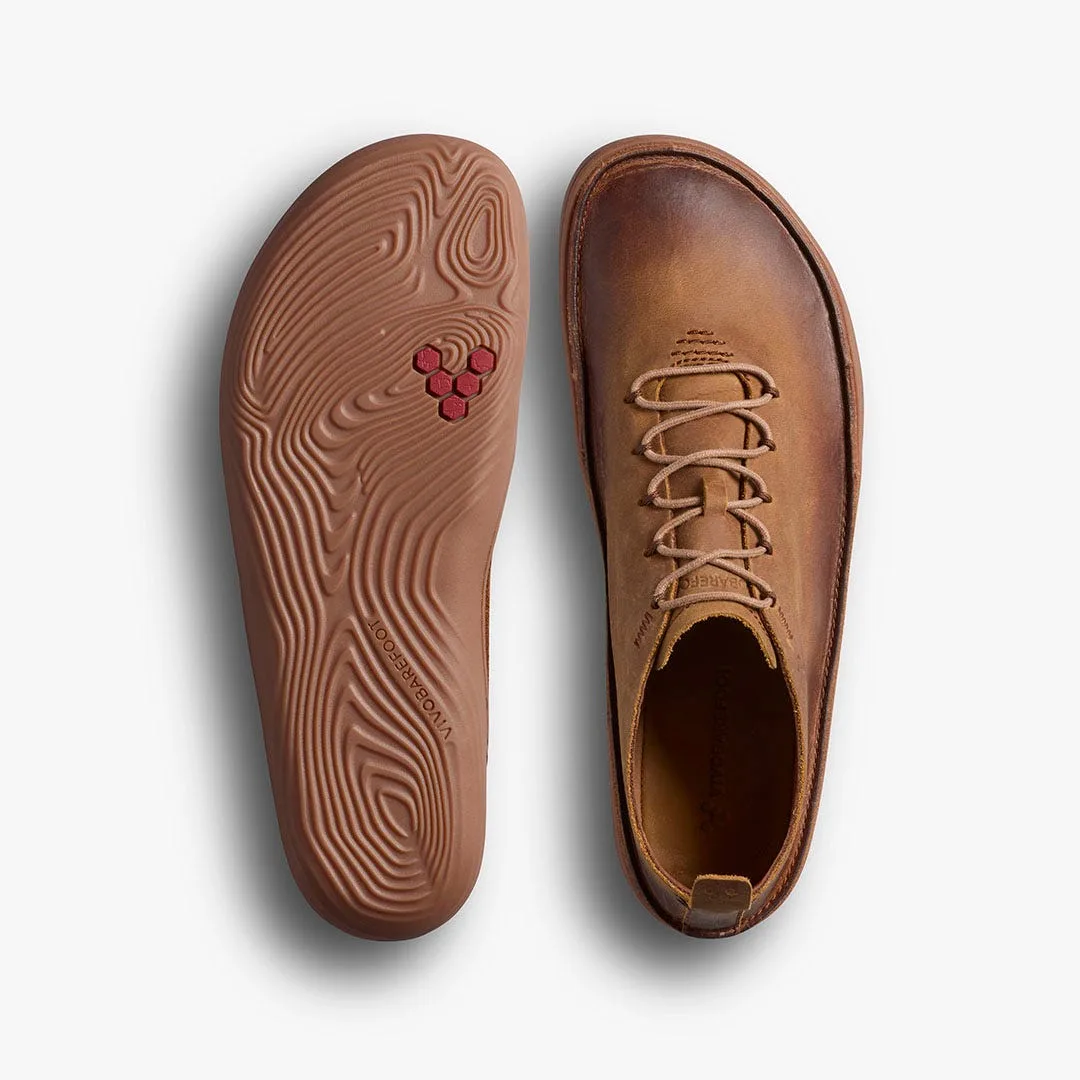 Мокасины Vivobarefoot Sensus Moc Lace Up Leather — мужская модель, тёмно-коричневый, фото 3