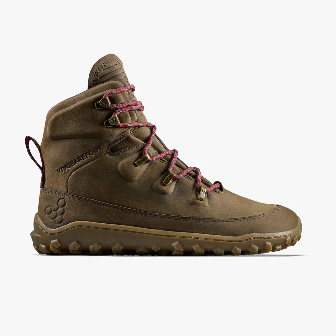 Ботинки Vivobarefoot Tracker Leather AT II — мужская модель, коричневый