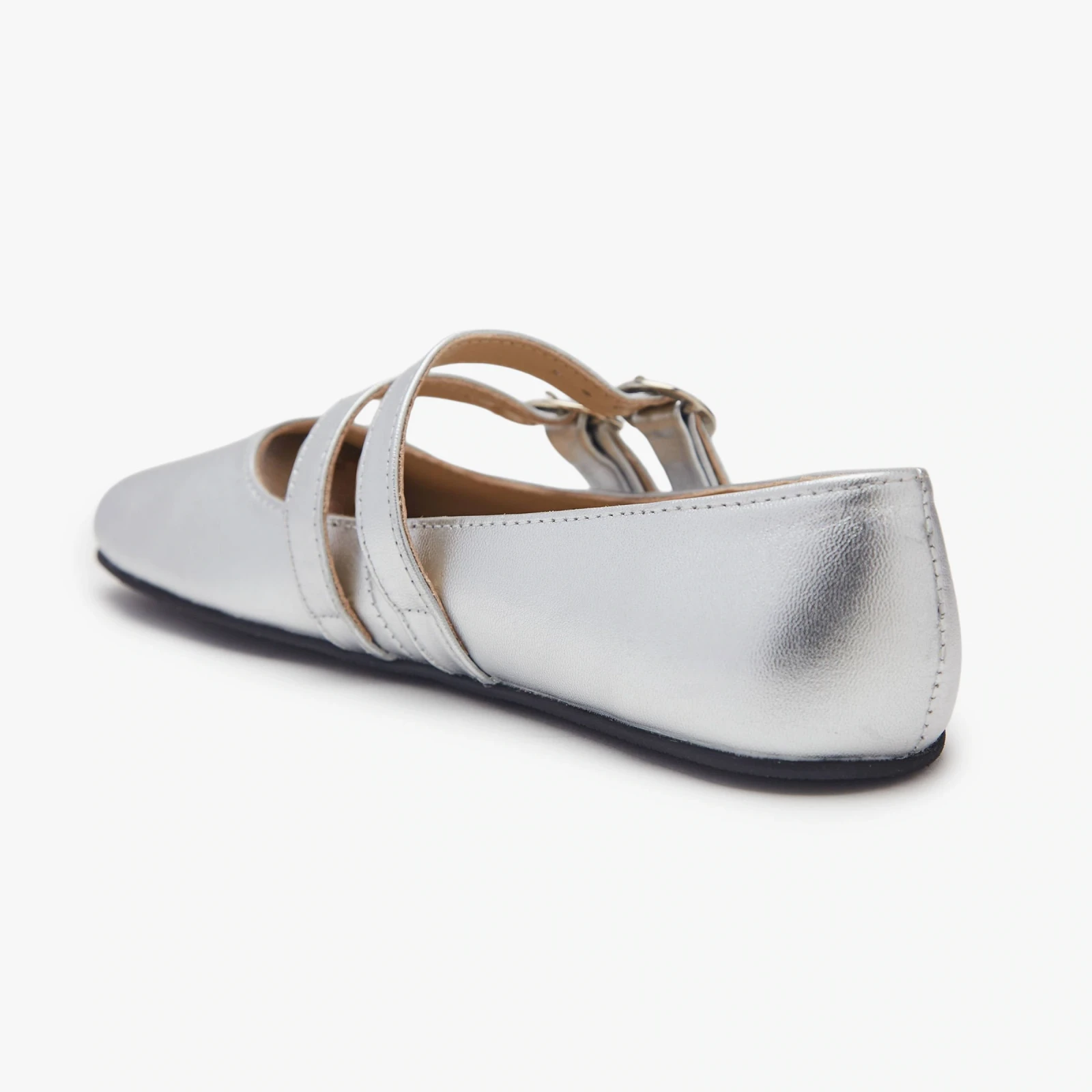 Босоногие туфли Origo Double Strap Mary Jane — серебристый, фото 7