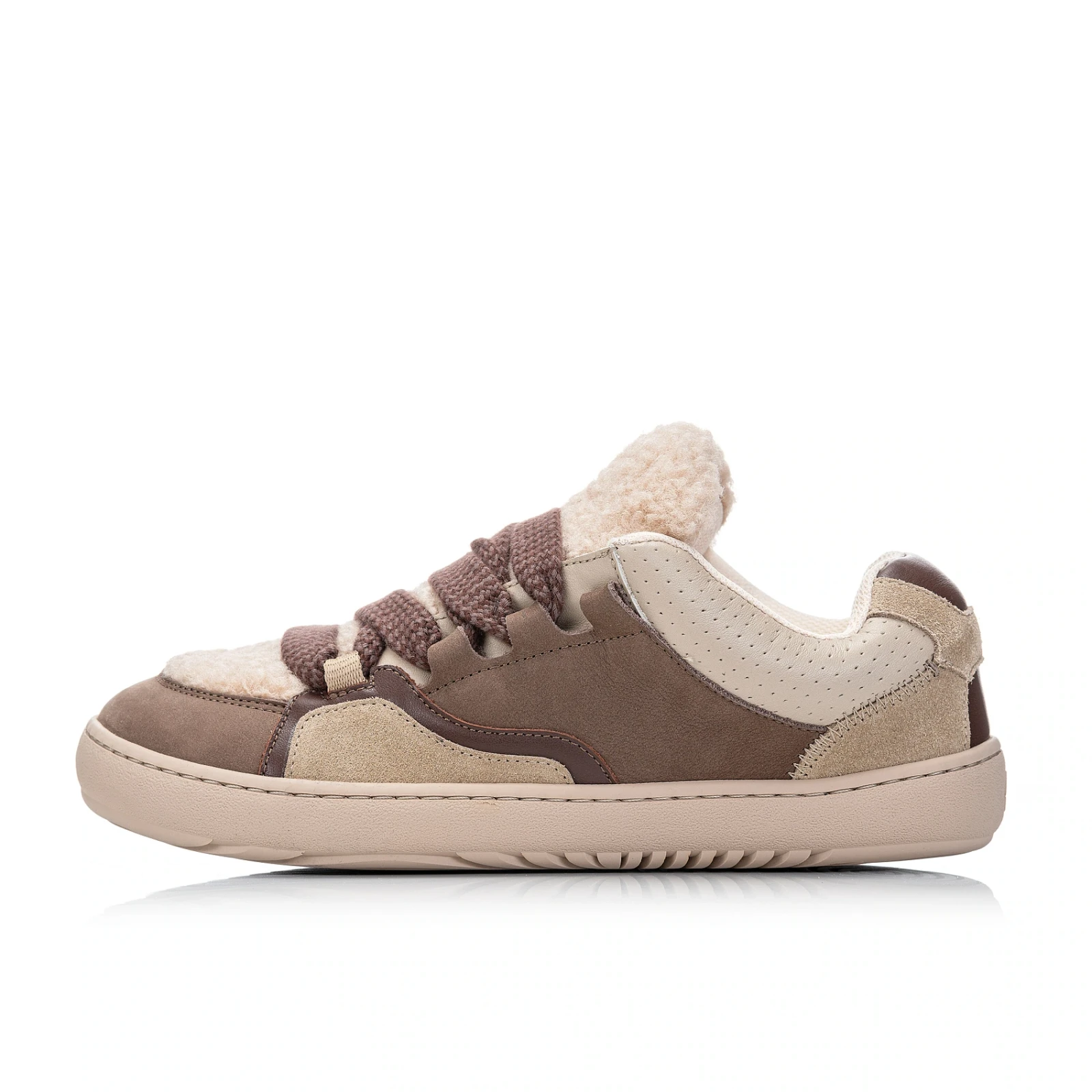 Босоногие кроссовки Shapen TEDDY — коричневый, фото 6