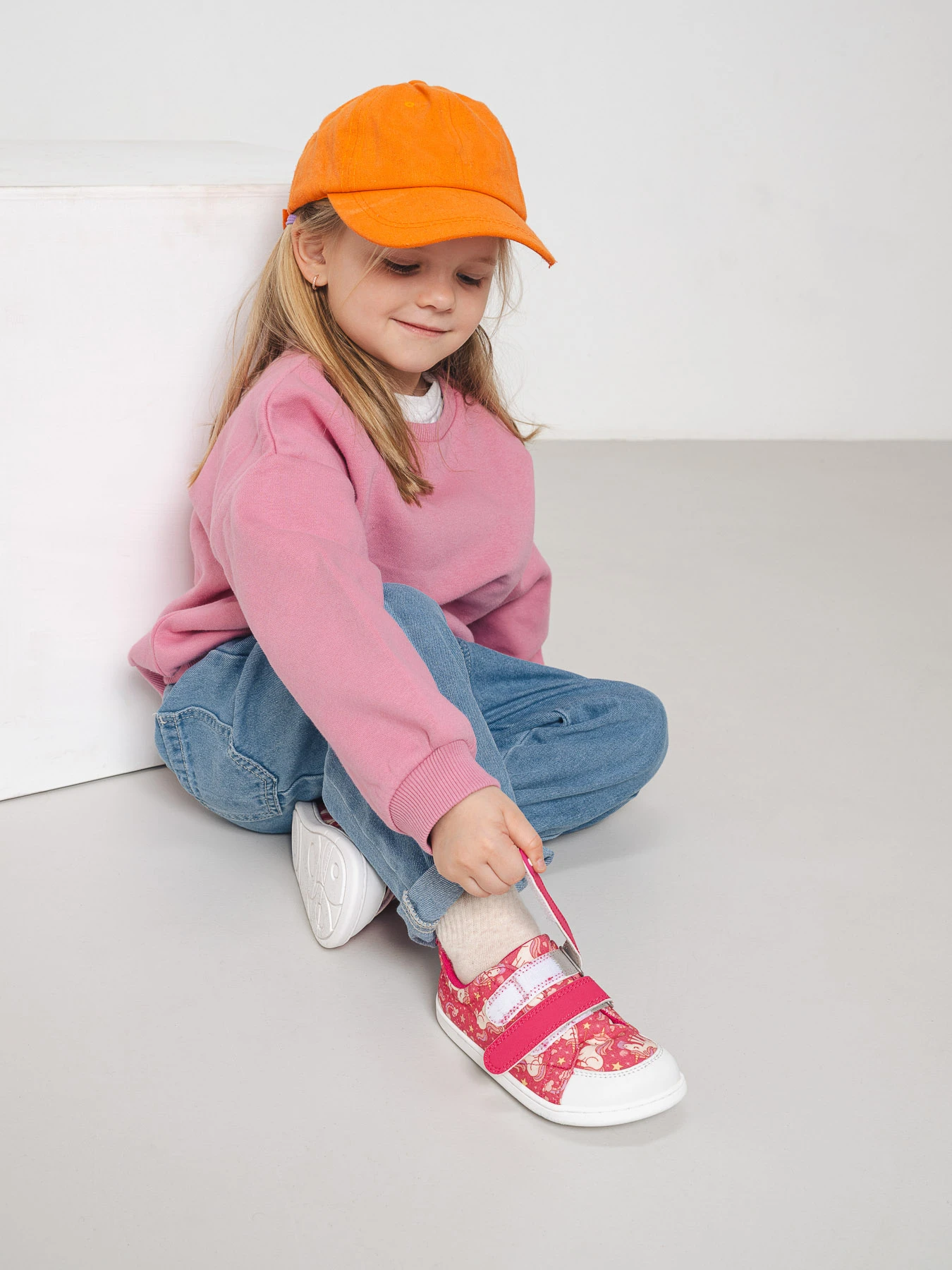 Детские босоногие кроссовки Be Lenka Canvi Preschool - единороги, фото 2