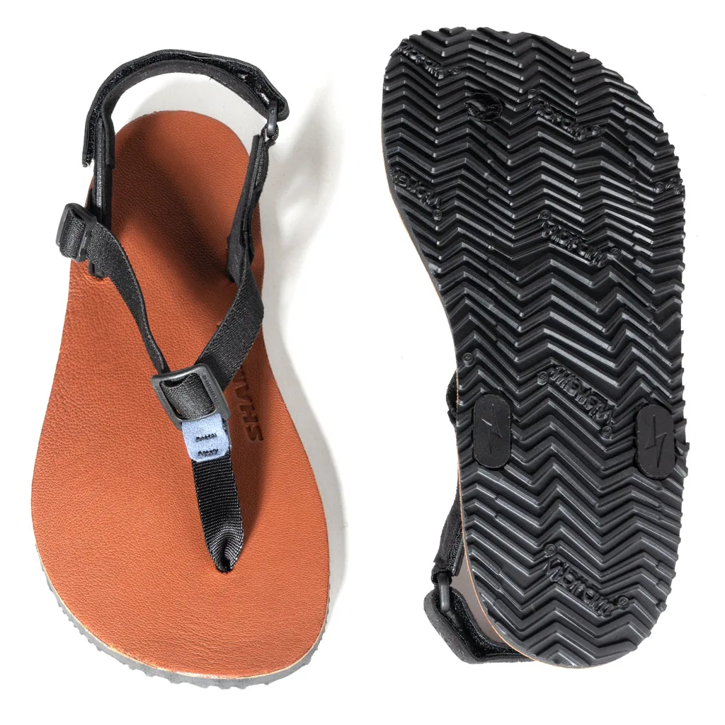 Сандалии Shamma Numa Maximus (9 мм) — кожа табачно-коричневого цвета — фото 1 из 6