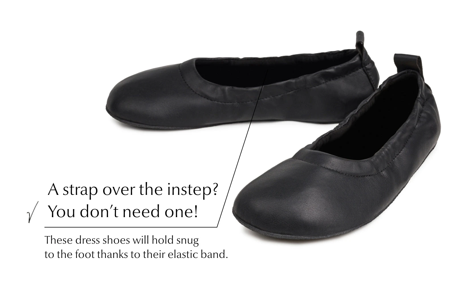 Балетки Ahinsa Chic Barefoot — чёрный, фото 3