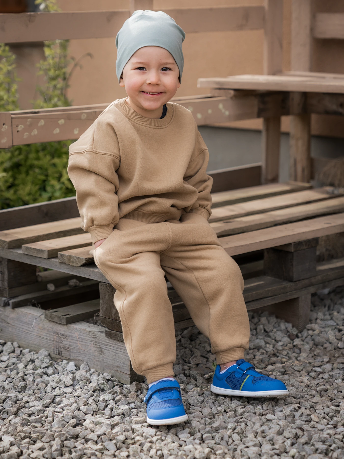 Детские босоногие кроссовки Be Lenka Glade Preschool - синий и зелёный, фото 8